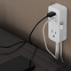Illustration for article titled A Tiny Mountable Power Bar Fixes Your Outlet's Most Annoying Flaws